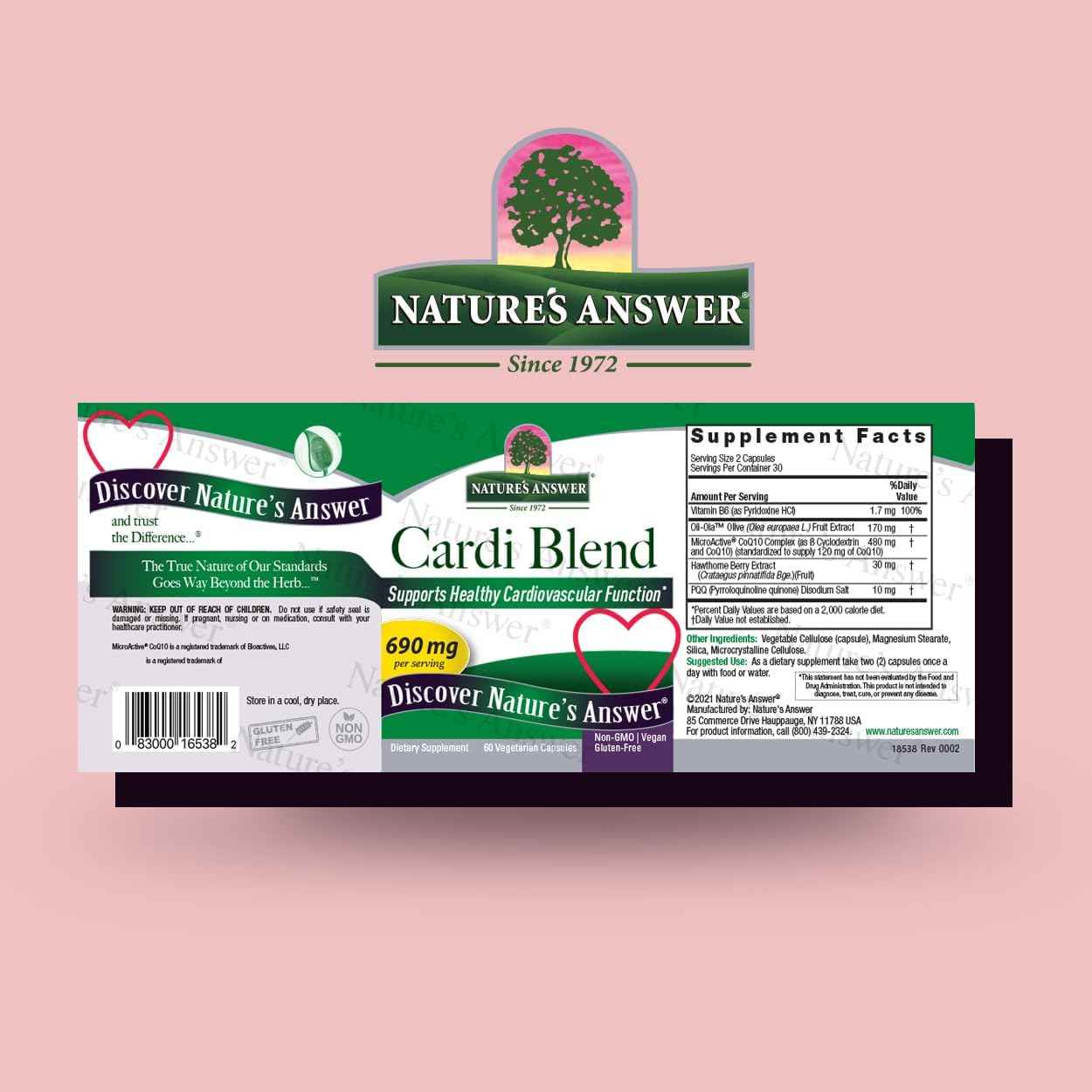 CardiMax Nature's Answer 60 VCaps