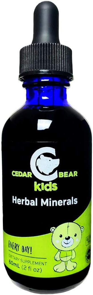 Cedar Bear Naturales Cedar Bear Herbal Minerals for Kids - Liquid Supplement for Healthy Bodies and Strong Immune Systems