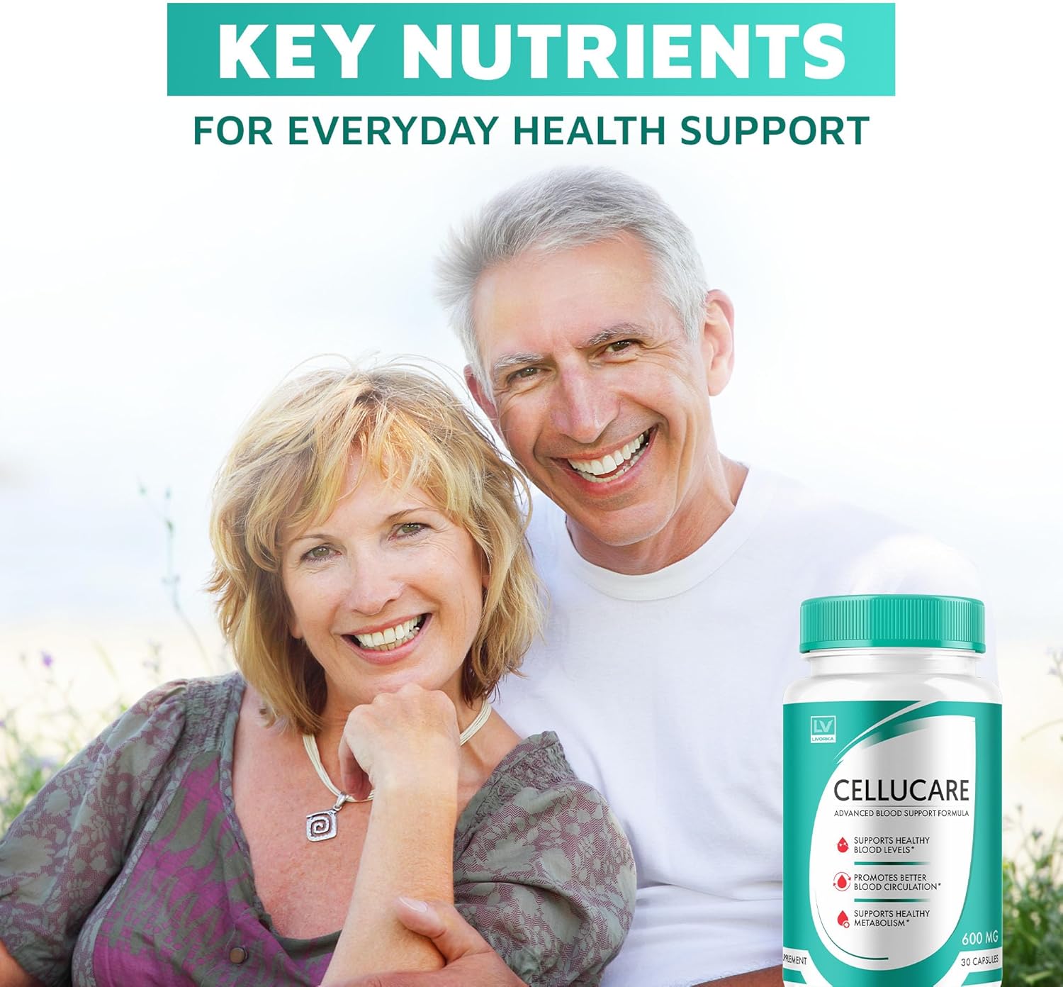 Cellucare (2 Pack) Advanced Formula Capsules - 60 Count for 2 Months Supply - Cellulite Care Vitamins