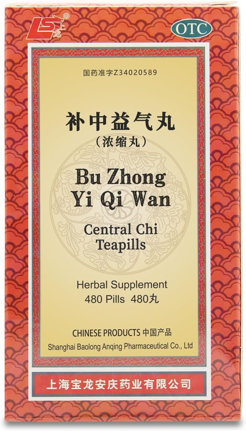 Central Chi Teapills Herbal Supplement 480 ct - Supports Healthy Spleen & Stomach - Economy Size, 60 Servings