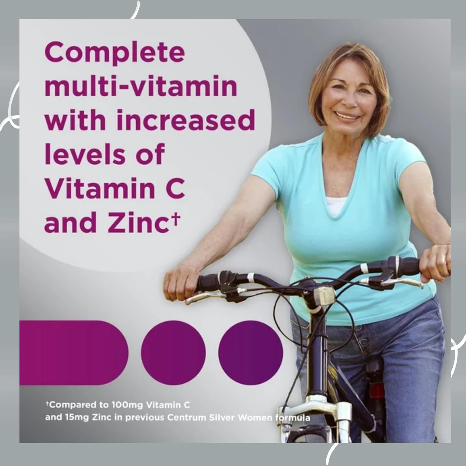 Centrum Silver Women's 50 Plus Multivitamin Supplement 200 Count Pack