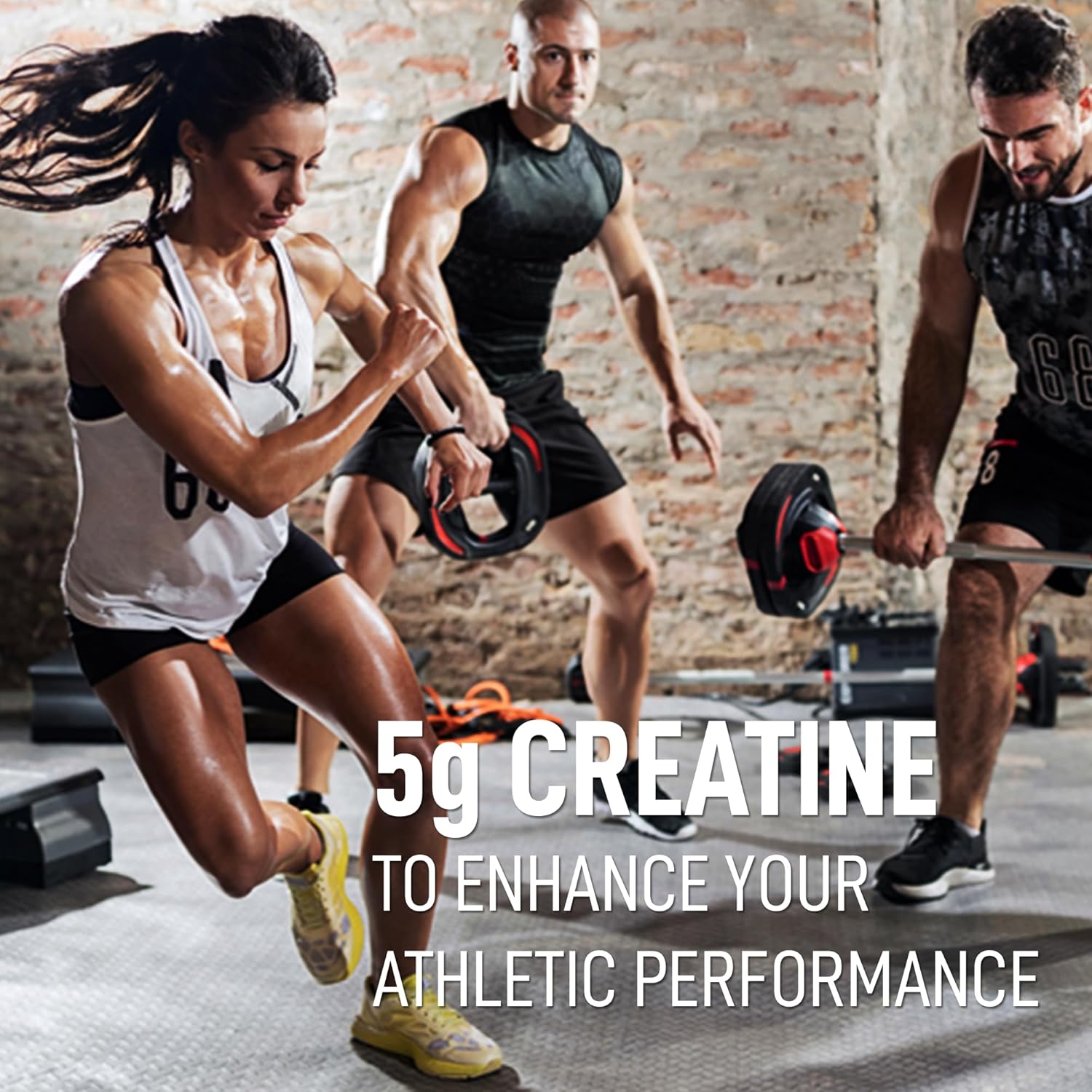 Certified LeanFit Sport Creatine Monohydrate Powder - Unflavored, Micronized & Pharmaceutical Grade, Gluten-Free & Vegan - 5g Creatine Per Serving, 100 Servings, 17.64oz Tub