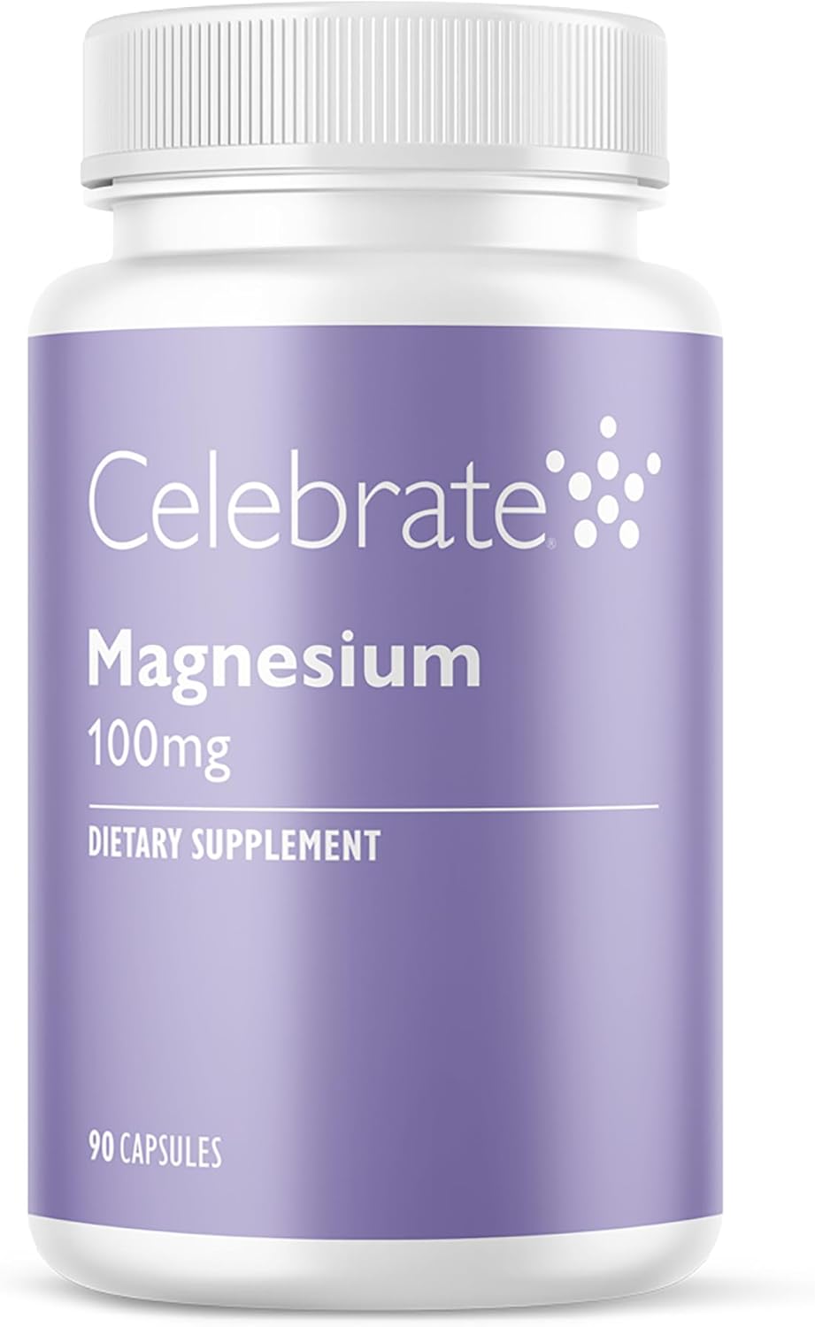 Chelated Magnesium Bisglycinate Capsules for Sleep & Muscle Cramp, 100 mg - 90 Count, Vegan & Gluten-Free