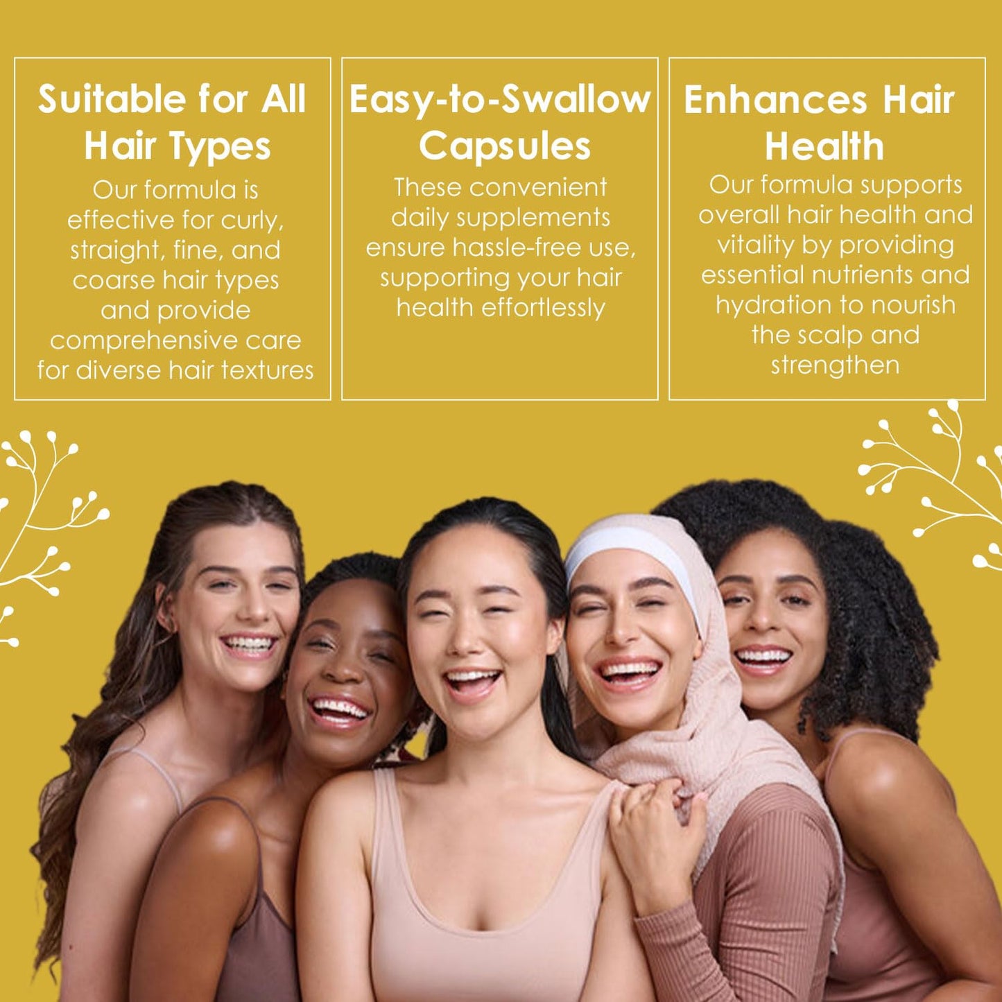 Chelle's Haute Seat DHT Blocker Hair Growth Supplements with Biotin, Zinc, Saw Palmetto for Thicker, Stronger Hair - Reduce Shedding & Thinning - 1 Month Supply