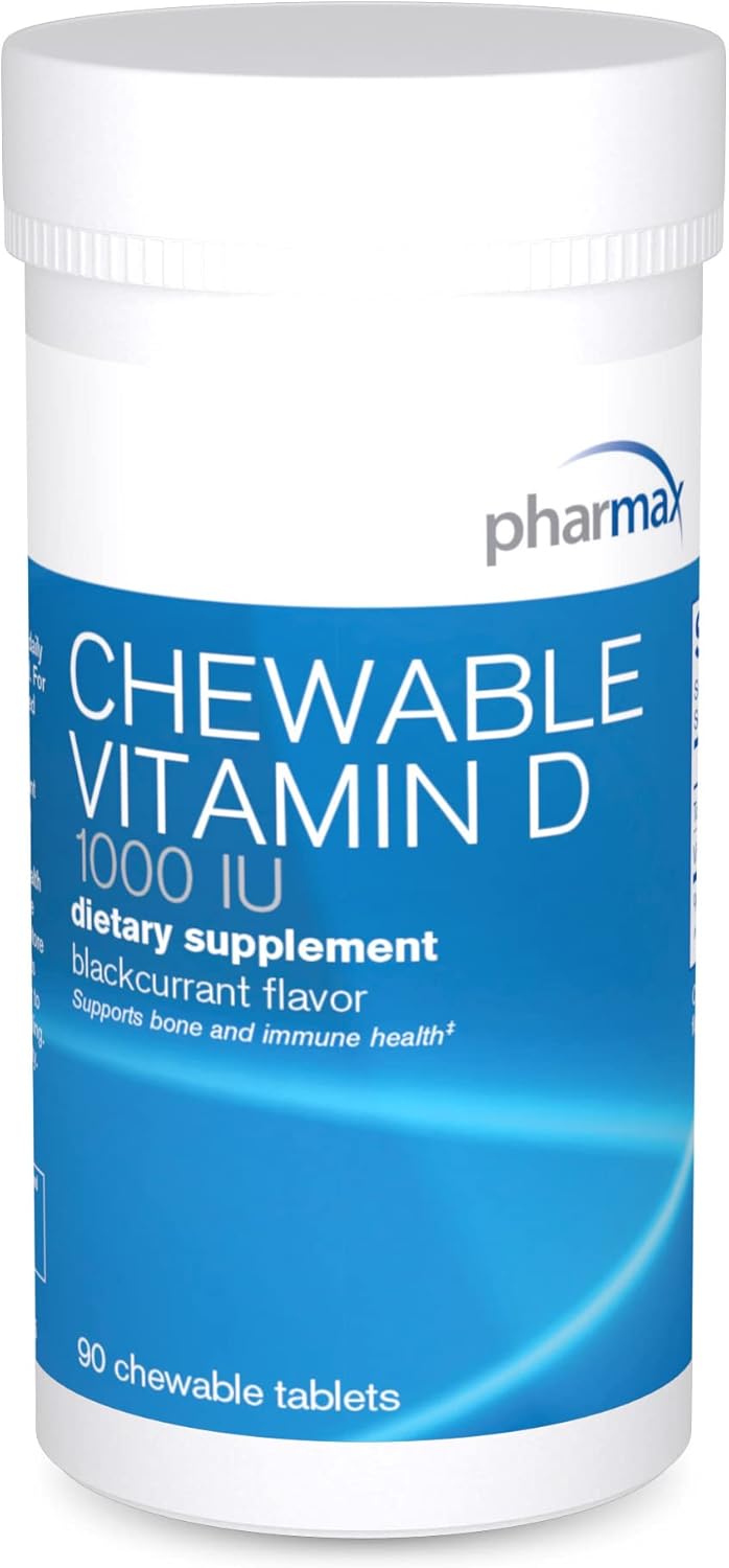 Chewable Vitamin D (1000 IU) Tablets for Bone and Teeth Health | 90 Tablets