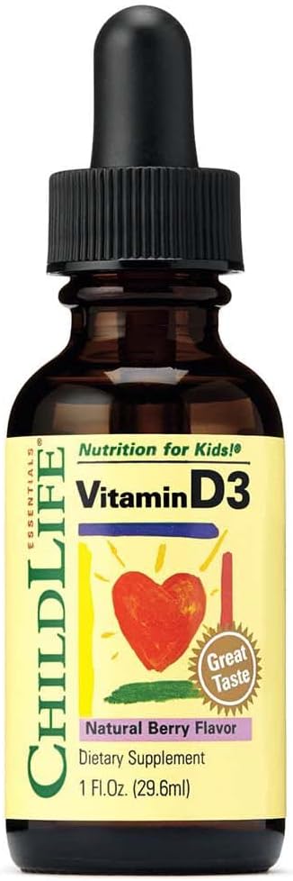 ChildLife Essentials Vitamin D3 Mixed Berry Liquid for Kids - 1 oz (Health and Beauty)