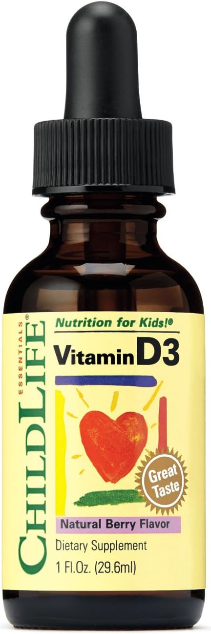ChildLife Essentials Vitamin D3 Mixed Berry Liquid for Kids - 1 oz (Health and Beauty)