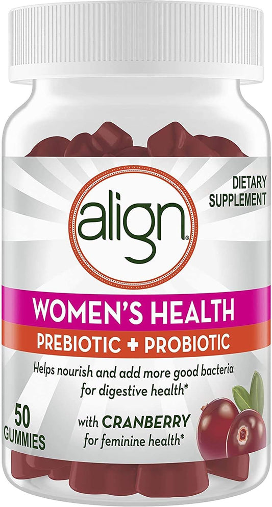 chimoo Align Cranberry Women's Prebiotic Probiotic Gummies - 50 Ct