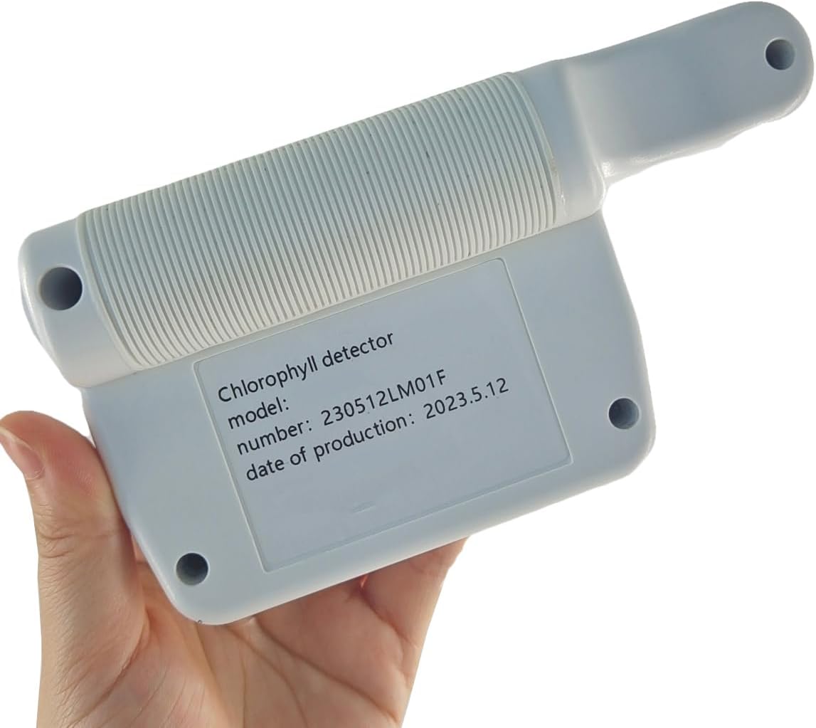 Chlorophyll Analyzer with Leaf Surface Temperature Meter - Measures Chlorophyll Content & Blade Temperature, SPAD Leaf Temperature Range, 16GB SD Card Storage