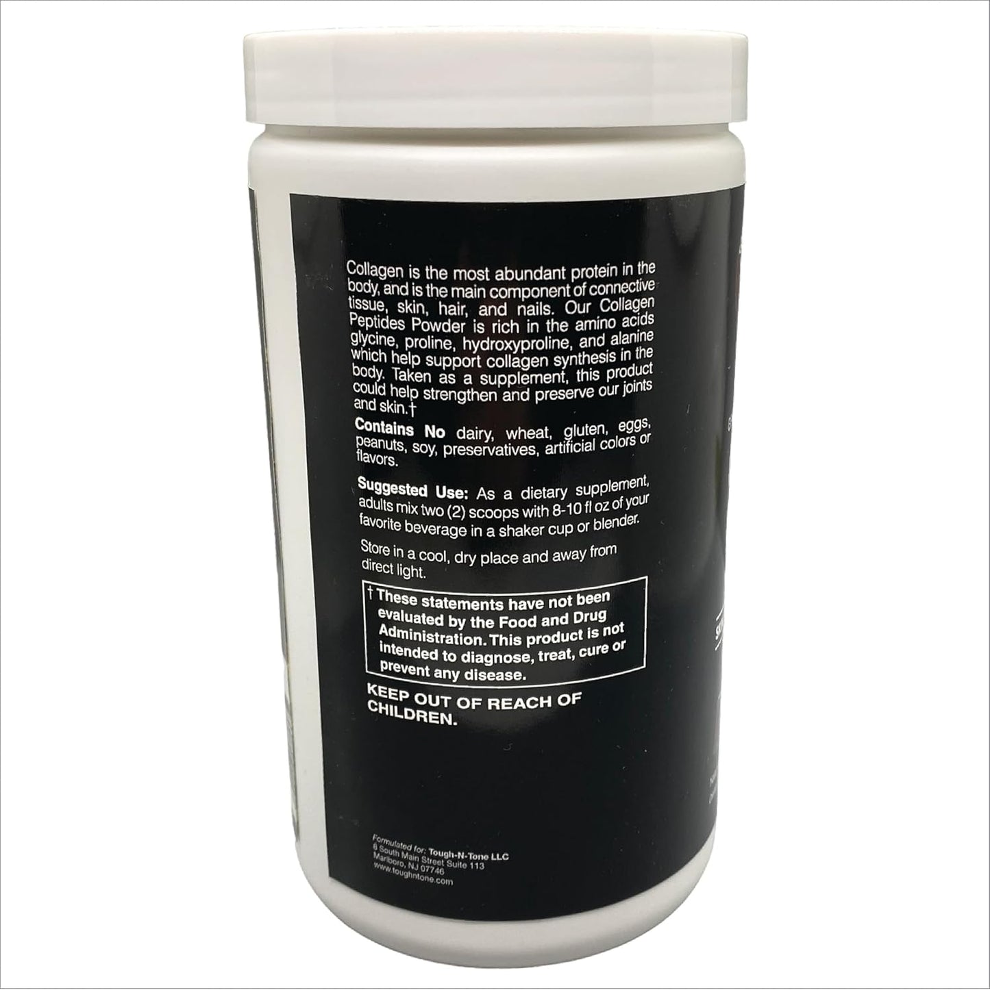 Chocolate Collagen Peptides Powder - 20g Grass-Fed Bovine Collagen per Serving - Non-GMO, Gluten/Dairy/Soy-Free