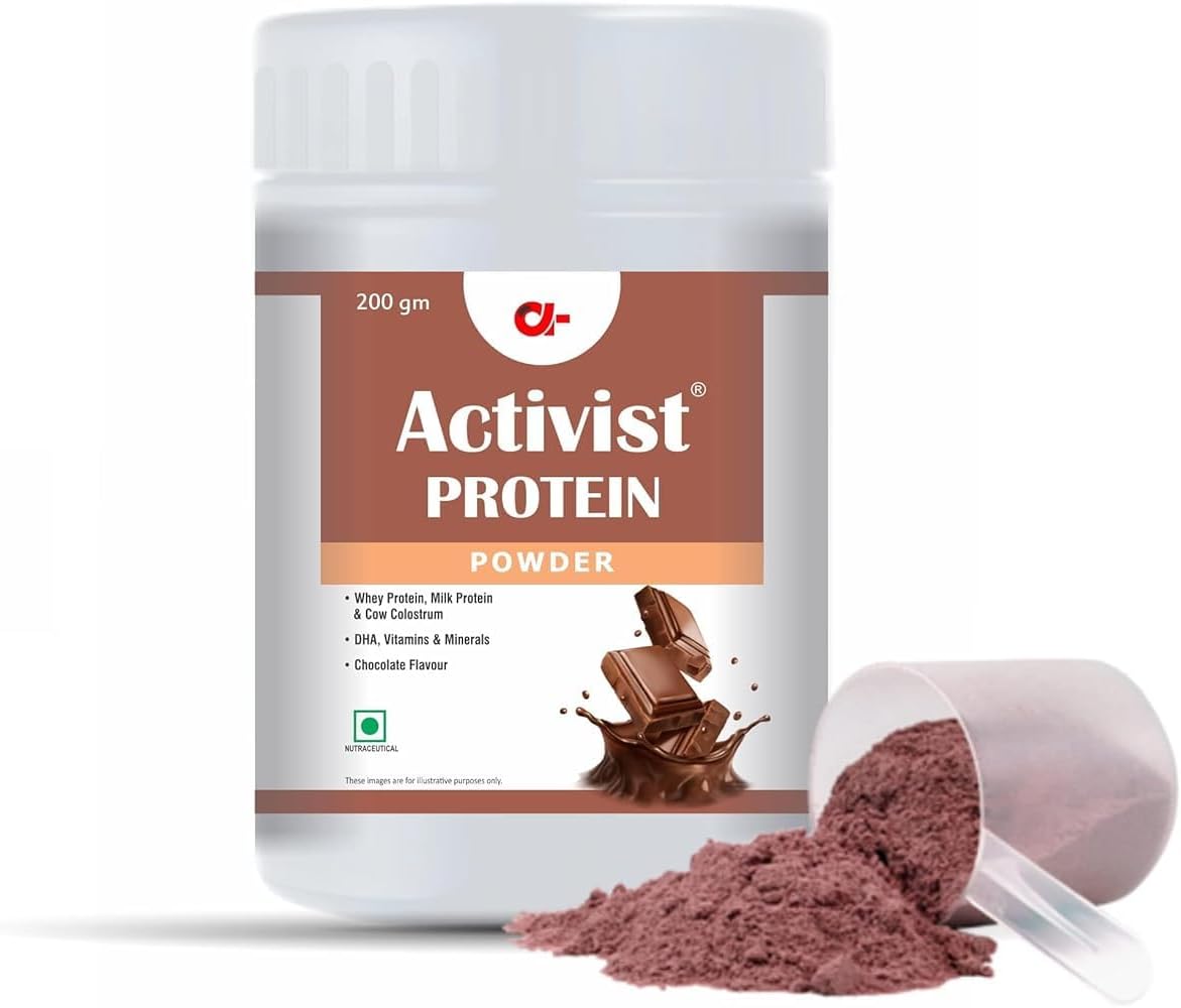 Chocolate Protein Powder for Muscle Building and Growth - 200g Supplement