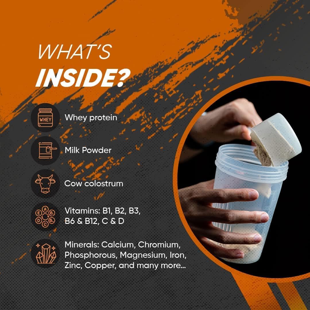 Chocolate Protein Powder for Muscle Building and Growth - 200g Supplement