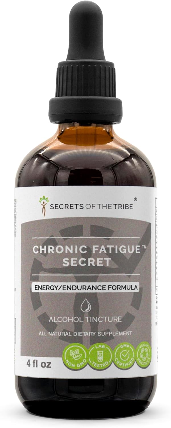 Chronic Fatigue Herbal Supplement Drops - Energy Boost Formula (4 fl oz)