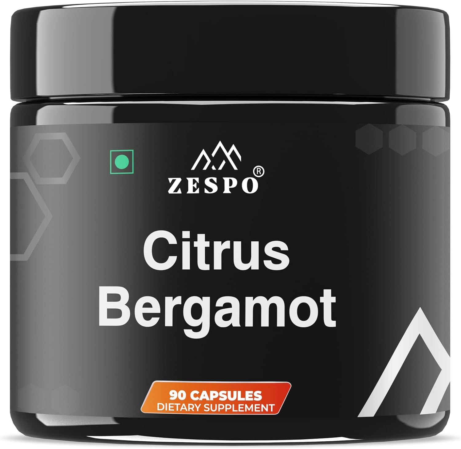 Citrus Bergamot Capsules 1200mg for Boosting Energy - 90 Capsules, 45 Day Supply - Vitamin C Supplement for Adults