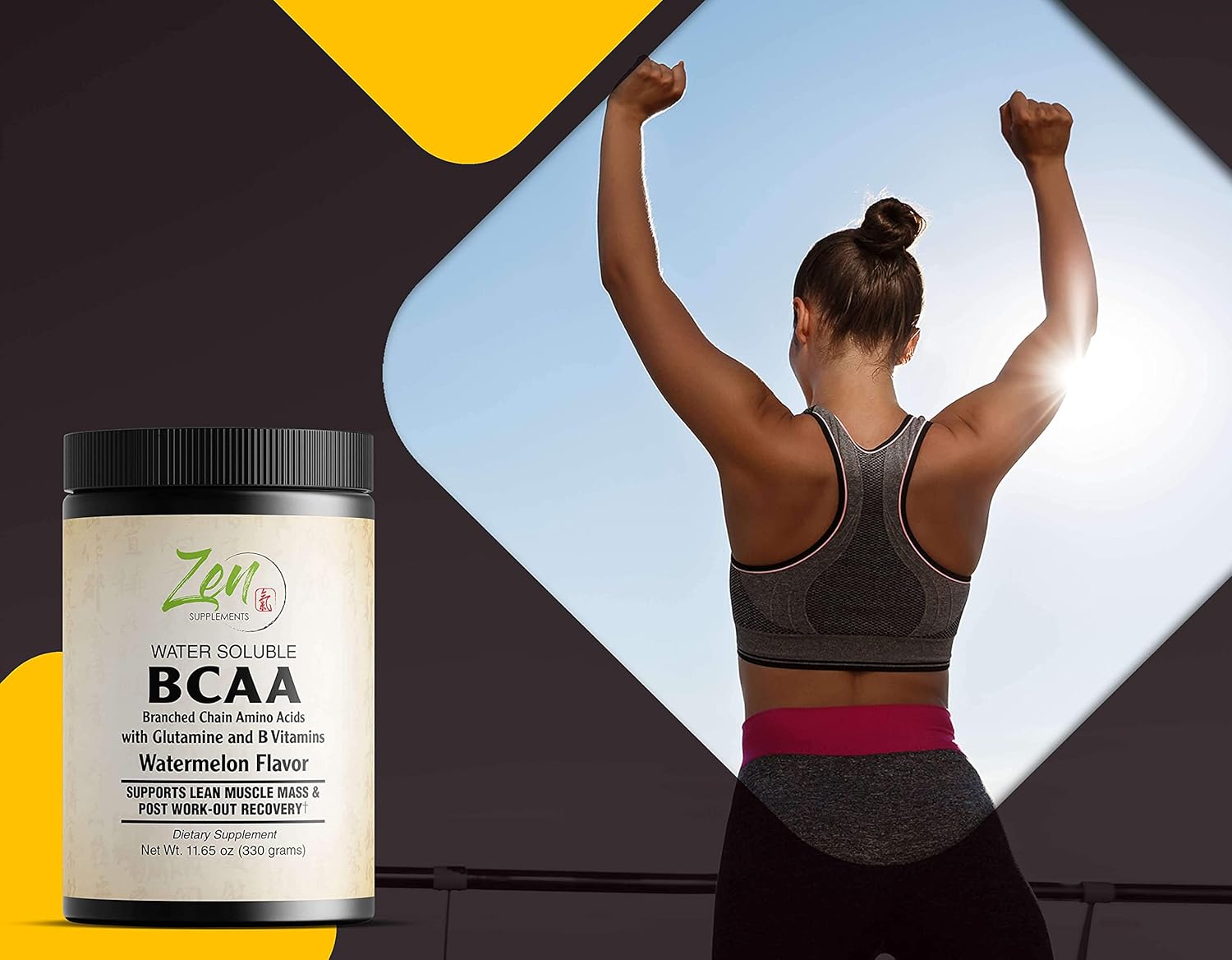 Clean Fit Keto BCAA Powder for Muscle Build, Recovery, and Endurance - 330g Zen Supplements