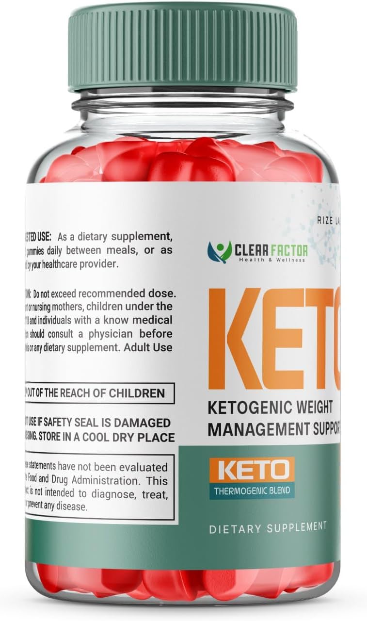 Clear Factor Keto ACV Gummies - 2 Pack for Advanced  Slimming Formula  - Maximum Strength Supplement - 120 Gummies