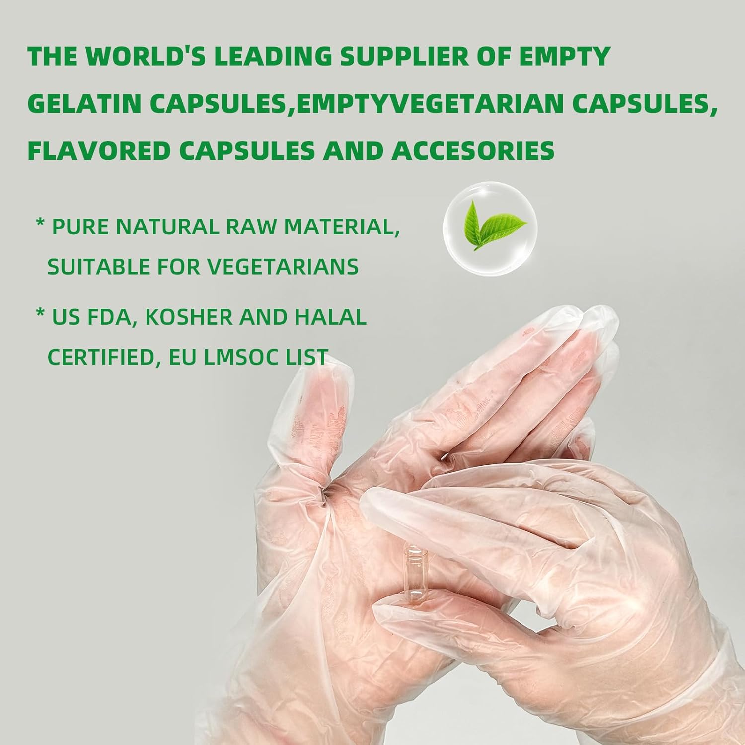 Clear Vegan Size 00 Empty Capsules - 100 Count for DIY Supplement Filling