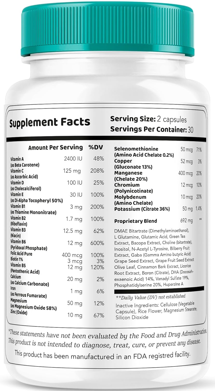 ClearTone Advanced Formula Capsules for Overall Ear Health - 60 Count, Cleartone Ear Pills with Positive Reviews