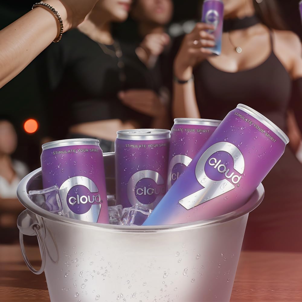 Cloud 9 Natural Aphrodisiac Nutritional Supplement for Sensory Enhancement in a 12 fl oz Aluminum Can