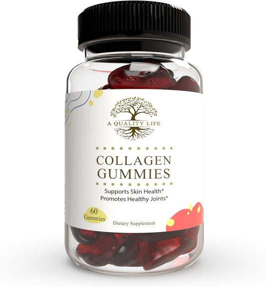 Collagen Gummies with Biotin for Hair, Skin & Nails Support - Hydrolyzed Collagen Gummy Vitamins for Quality Life