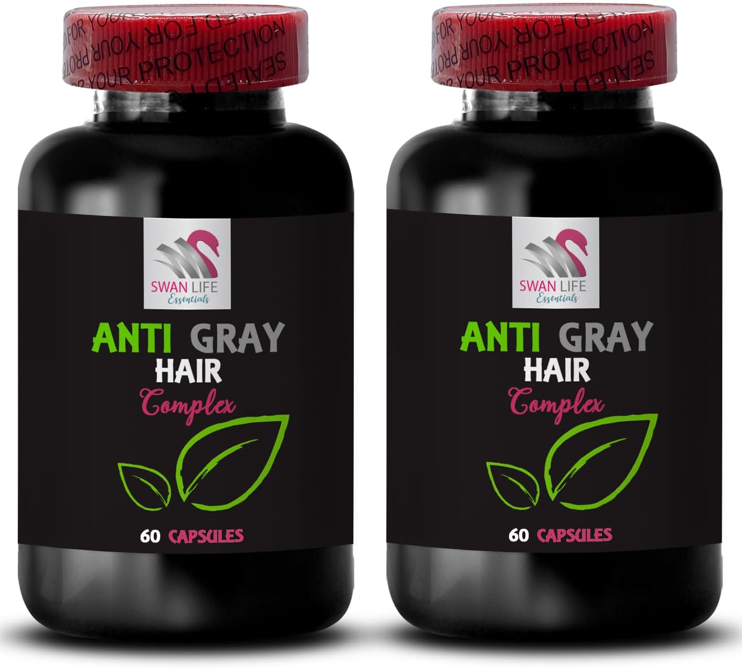 Color Rejuvenation Anti Gray Hair Complex - Gray Hair Management & Color Protection - 2 Bottles 120 Capsules
