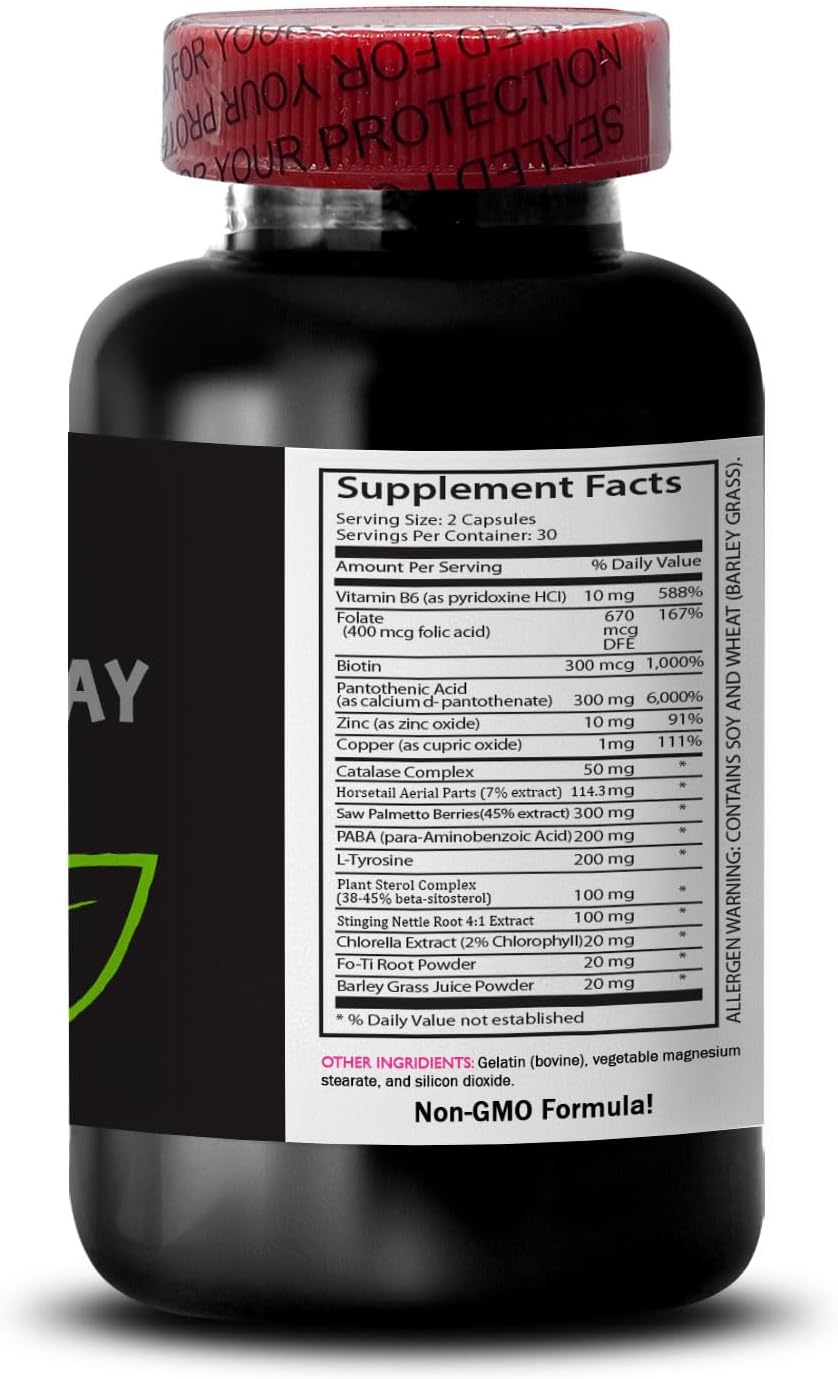 Color Rejuvenation Anti Gray Hair Complex - Gray Hair Management & Color Protection - 2 Bottles 120 Capsules