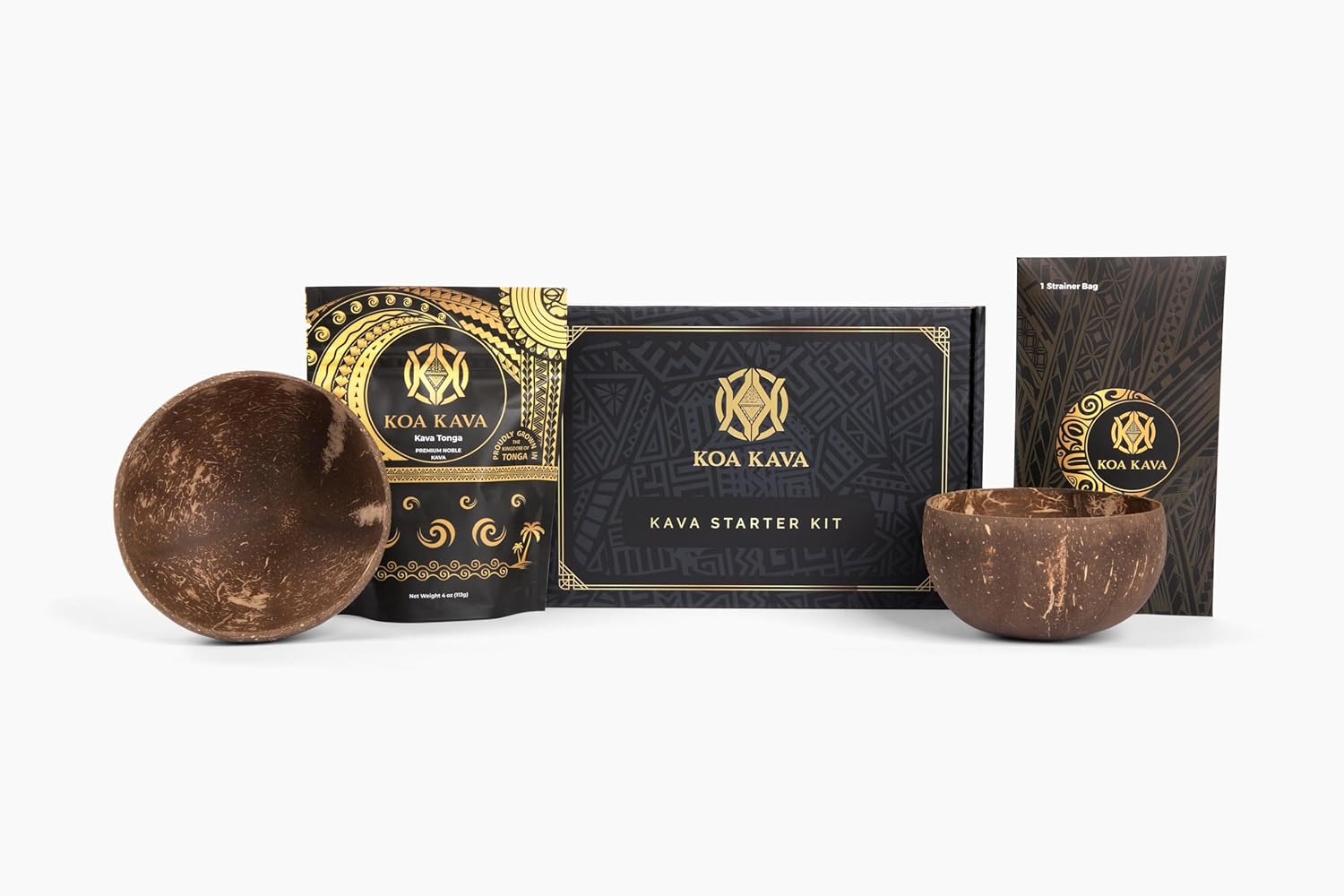 Complete Kava Kava Tea Starter Set for Ultimate Relaxation with Pure Kava Root