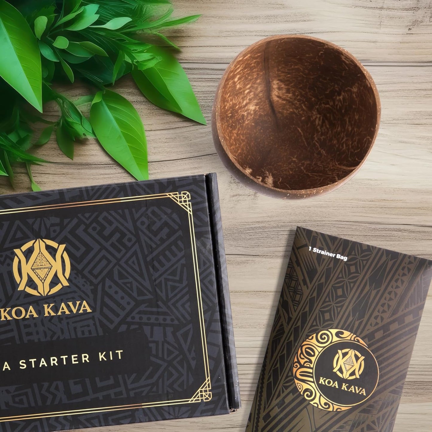 Complete Kava Kava Tea Starter Set for Ultimate Relaxation with Pure Kava Root
