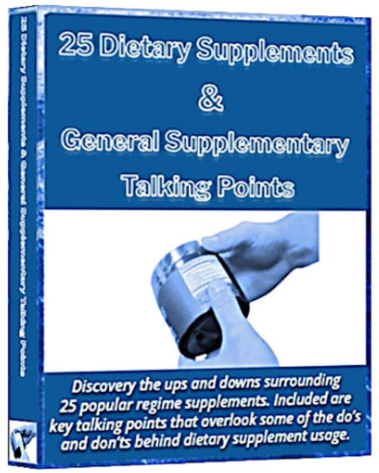 Comprehensive Guide to 25 Dietary Supplements and General Supplement Information