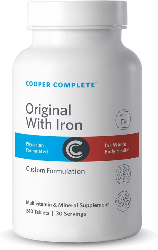 Cooper Complete Original Multivitamin with Iron - 30 Servings x 2 Bottles