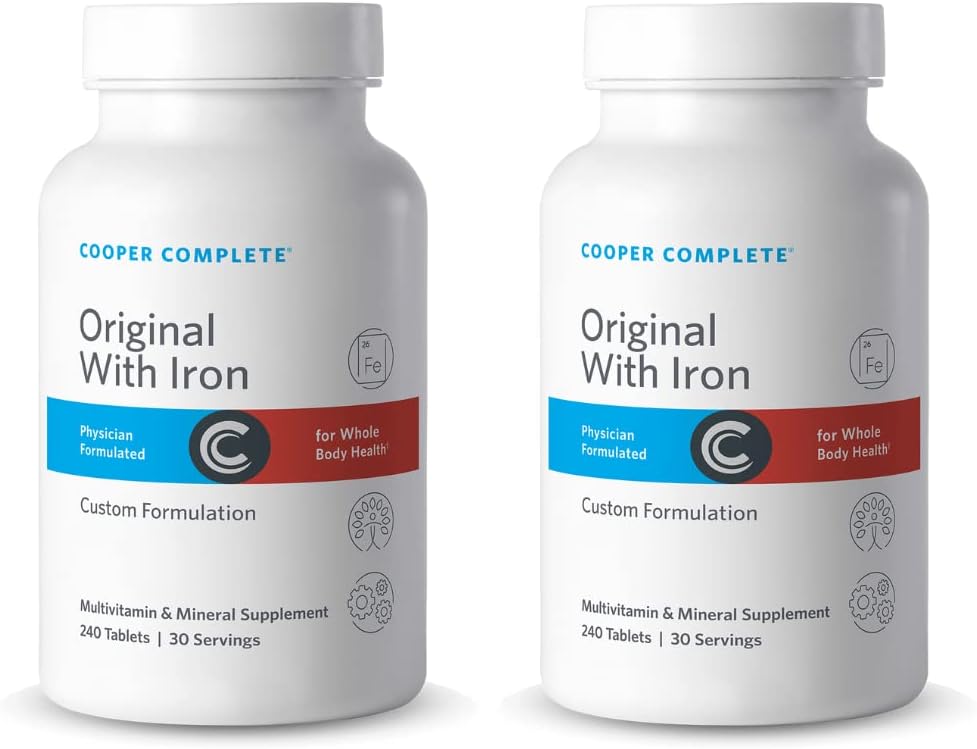 Cooper Complete Original Multivitamin with Iron - 30 Servings x 2 Bottles