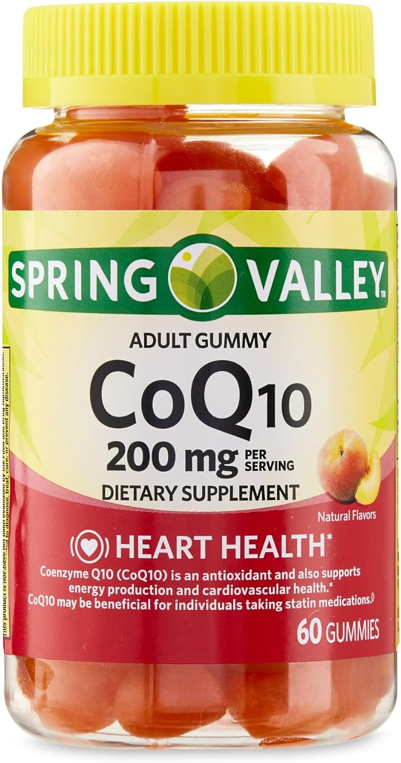 CoQ10 200mg Gummies - Coenzyme Supplement for Adults - 60 Count Pack - FUSION SHOP STORE