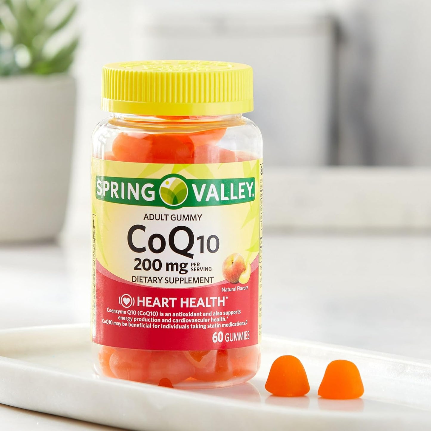 CoQ10 200mg Gummies - Coenzyme Supplement for Adults - 60 Count Pack - FUSION SHOP STORE