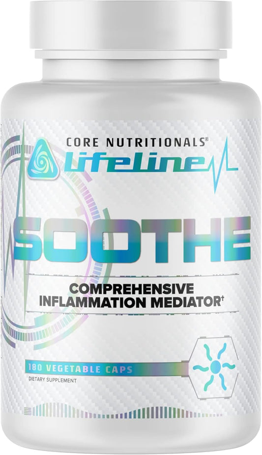 Core Nutritionals Lifeline Soothe: 180 Capsules, Comprehensive Inflammation Support