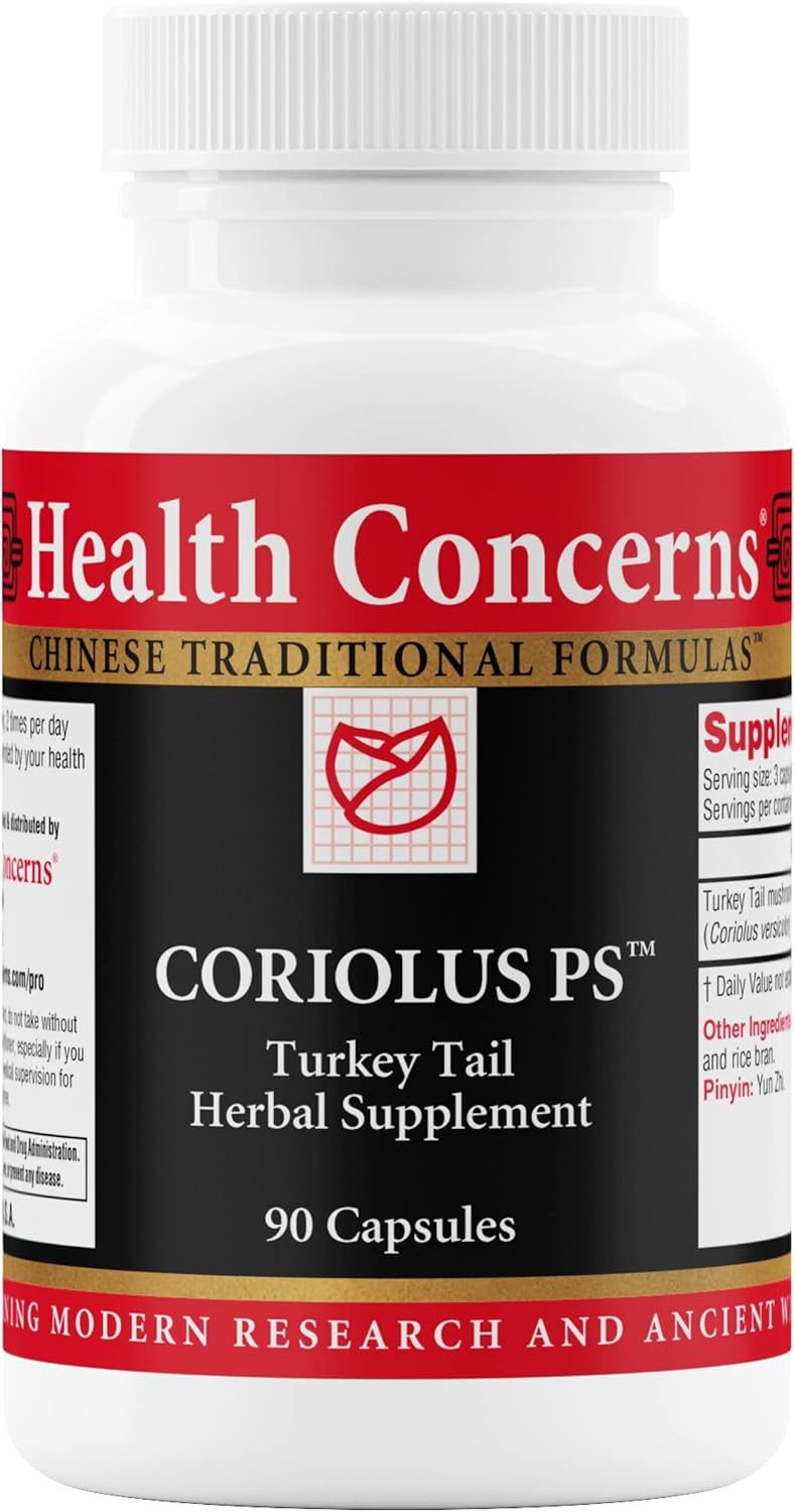 Coriolus PS Mushroom Supplement - 90 Capsules for Immune System Support