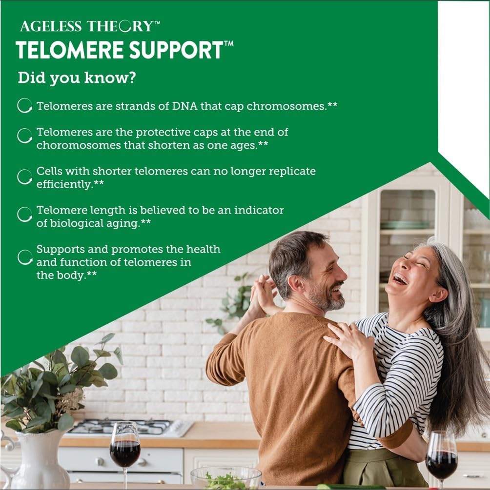 Country Life Ageless Theory Healthy Aging Support with Telomere and Stem Cell Support for Anti-Aging, Cellular Function, and Immune Health