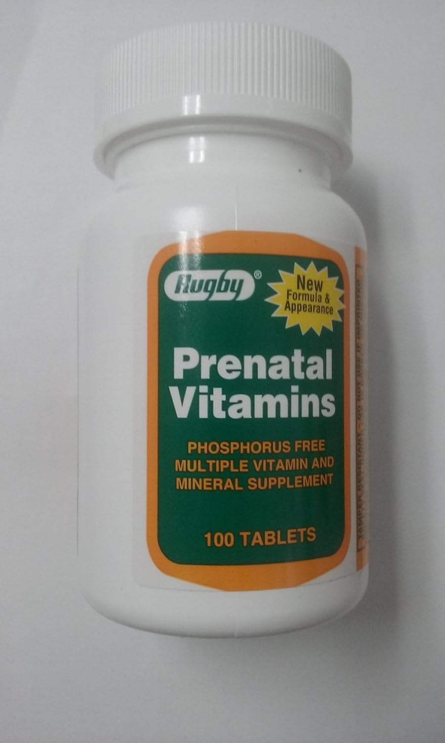CS Rugby Prenatal Vitamins - 100 Tablets Per Bottle for Rugby Players