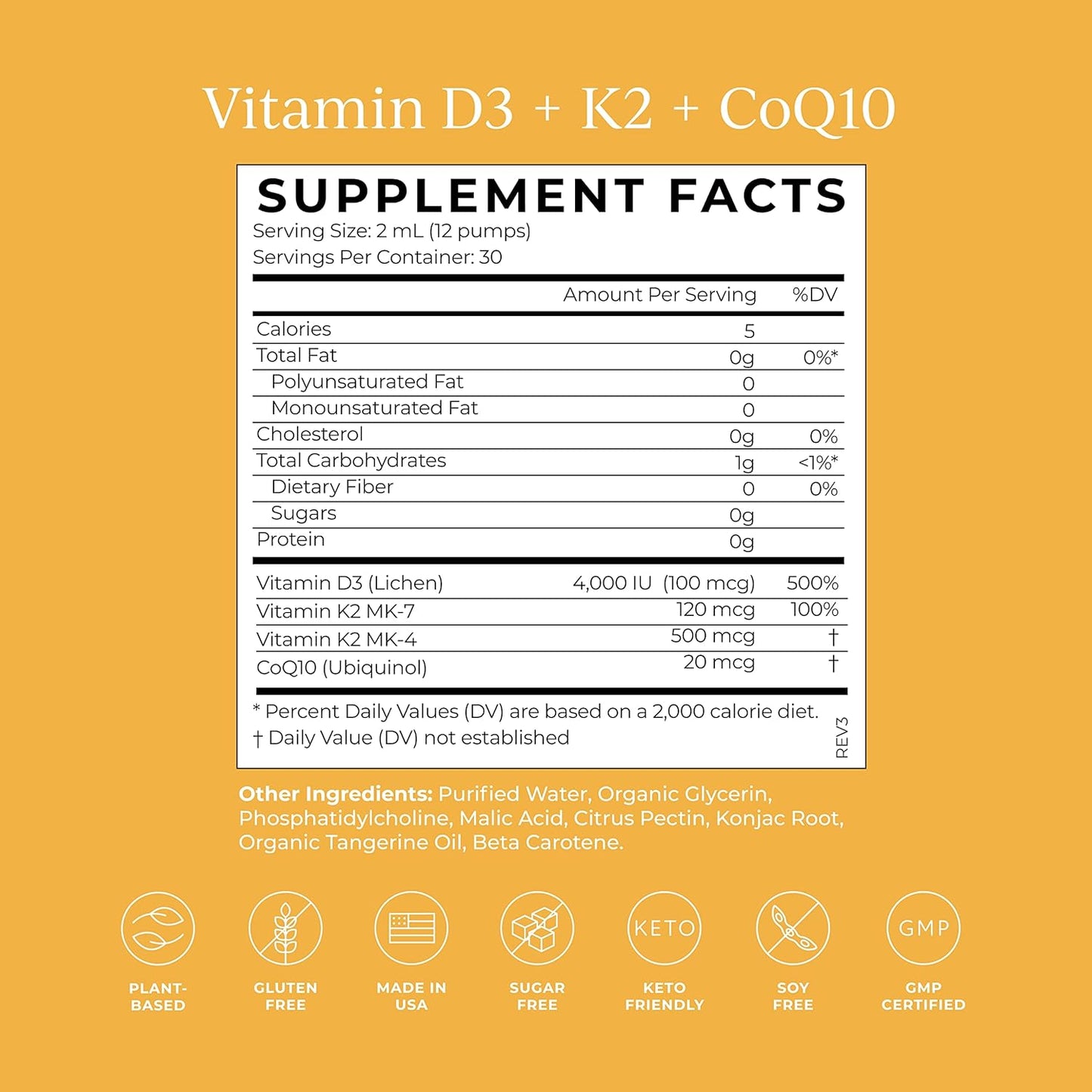 CYMBIOTIKA Synergy Vitamin B12, D3, K2, CoQ10 - Liposomal Delivery for Energy, Mood, Immunity, and Heart Health