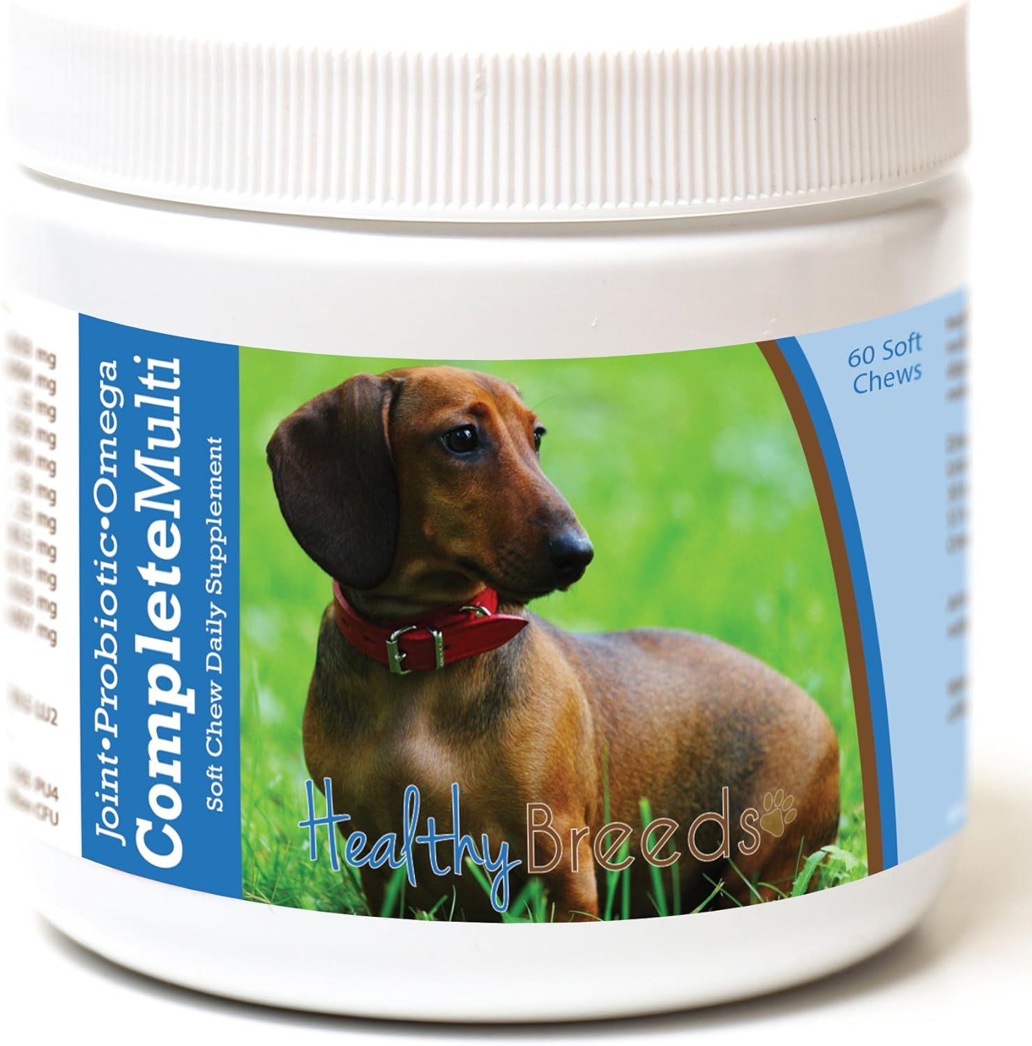 Dachshund Multivitamin Soft Chew - 60 Count, All-in-One for Health