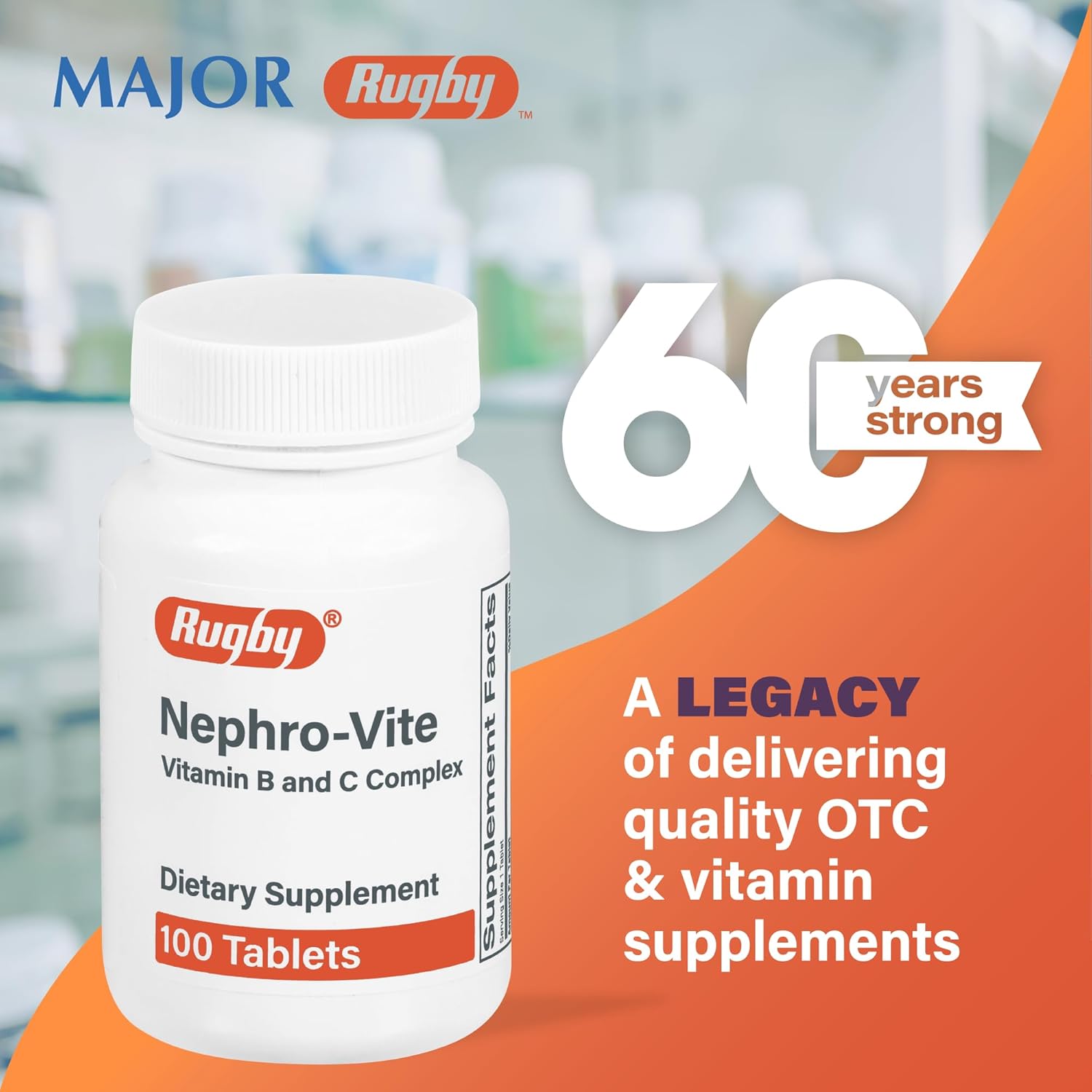 DAONEG Nephro-Vite Tablets - 100 Count Bottles (Pack of 3)