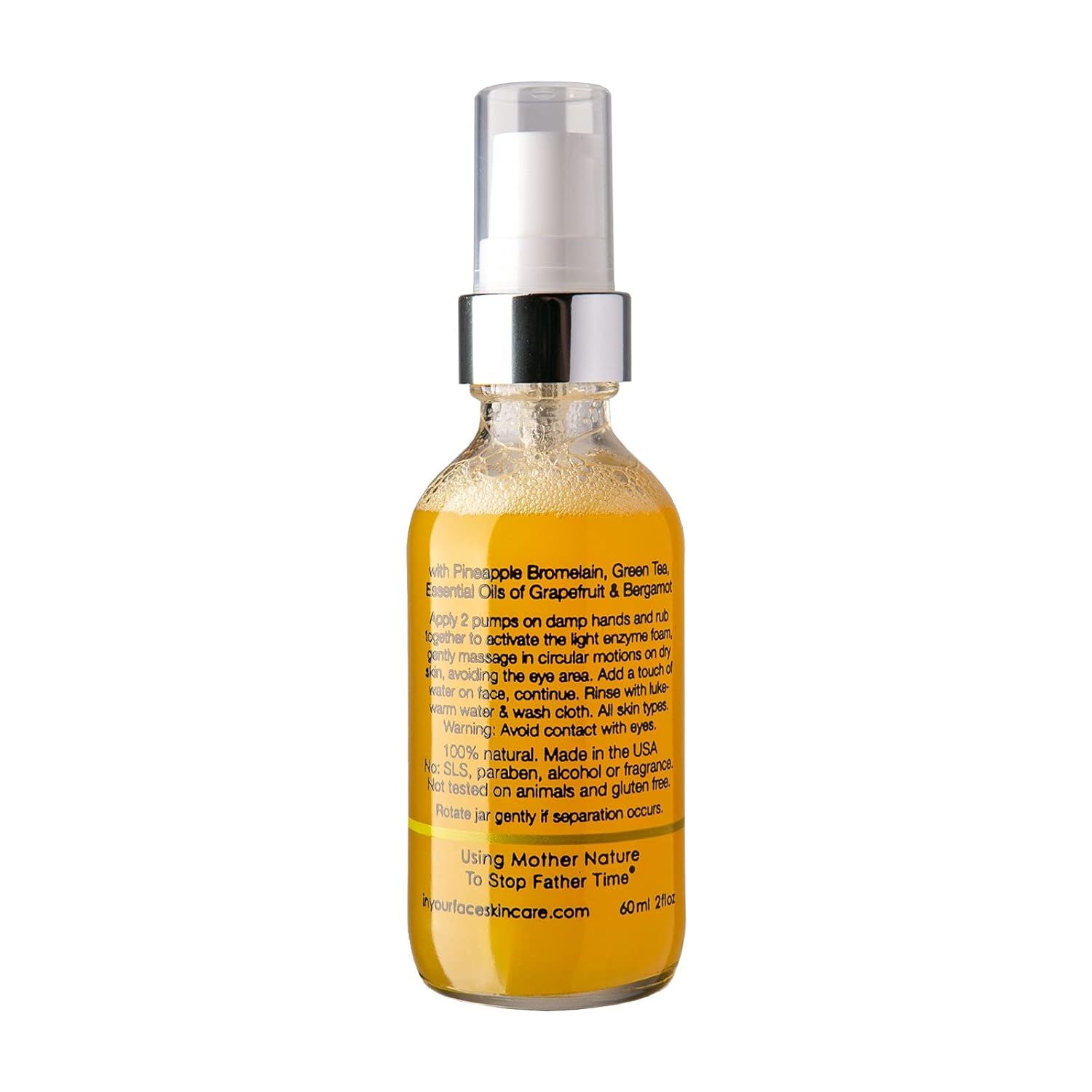 Deep Enzyme Cleanse with Glycolic Acid & Fruit Enzymes - 100% Natural - 2 oz.