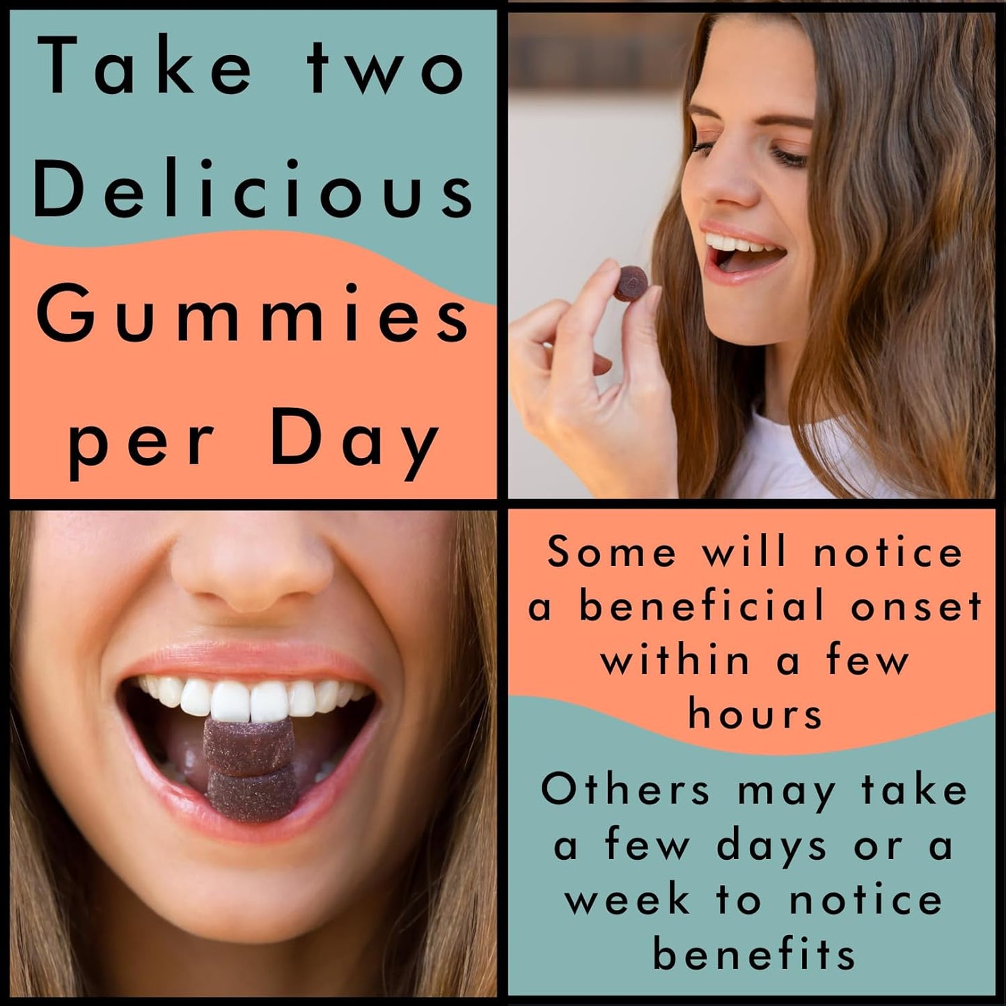 Delicious Brain Wave Superfood Mushroom Gummies for Focus and Energy - Lions Mane, Reishi, Cordyceps, Turkey Tail, Chaga, Maitake - Daily Multi Mushroom Supplement