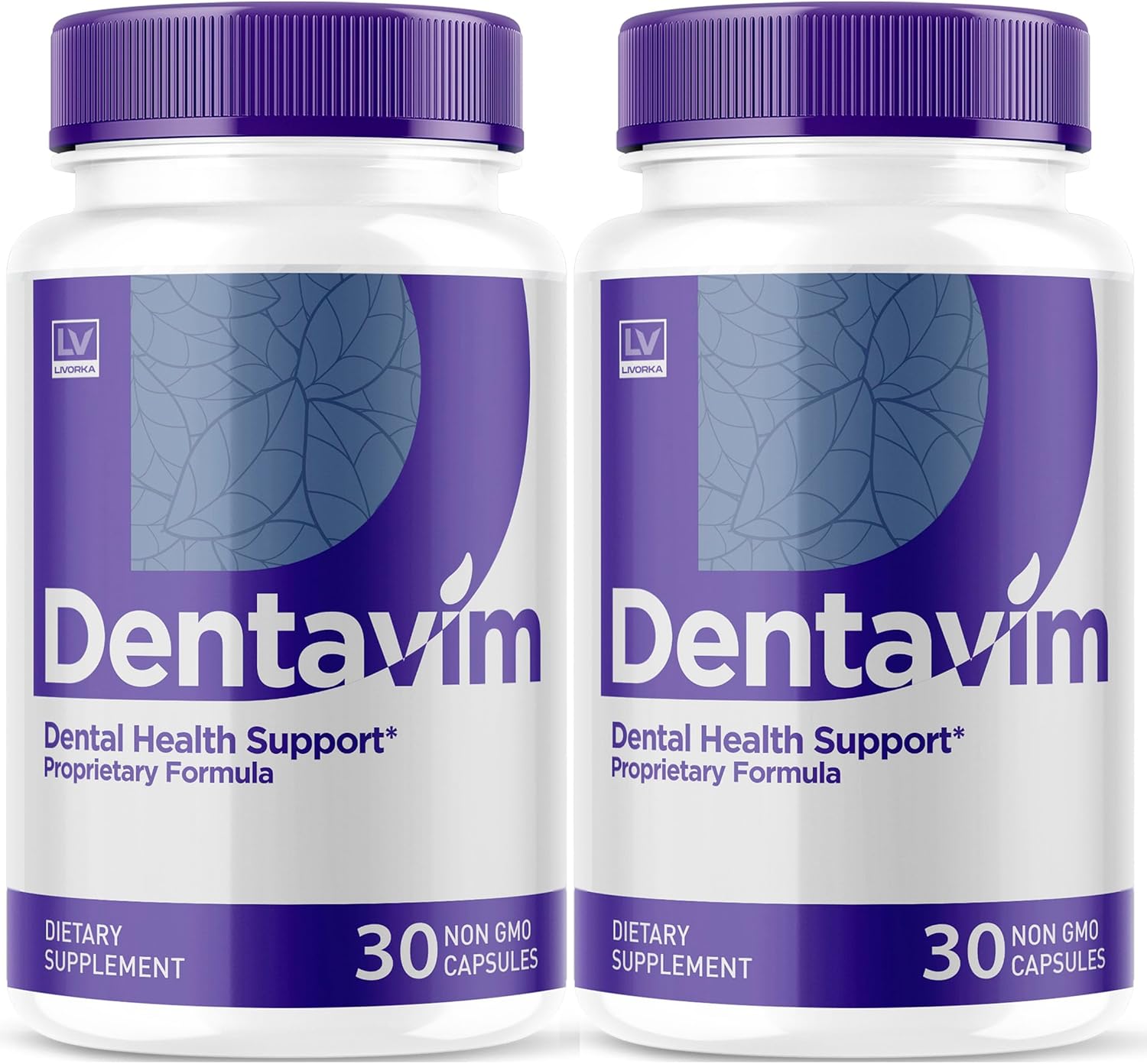 Dentavim Oral Protection Vitamins (2 Pack) - Advanced Formula Pills for Natural Oral Health - 60 Capsules for 2 Months - Reviews Included