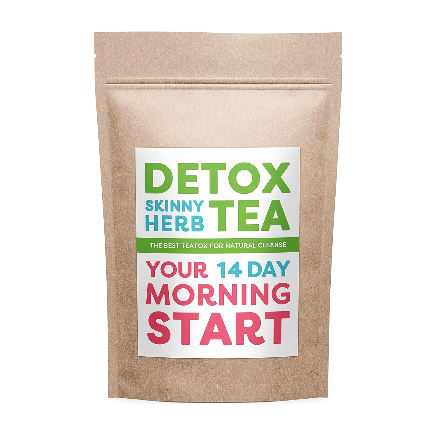 Detox Skinny Herb Tea: 100% Natural Morning Start Tea for a Healthy Body