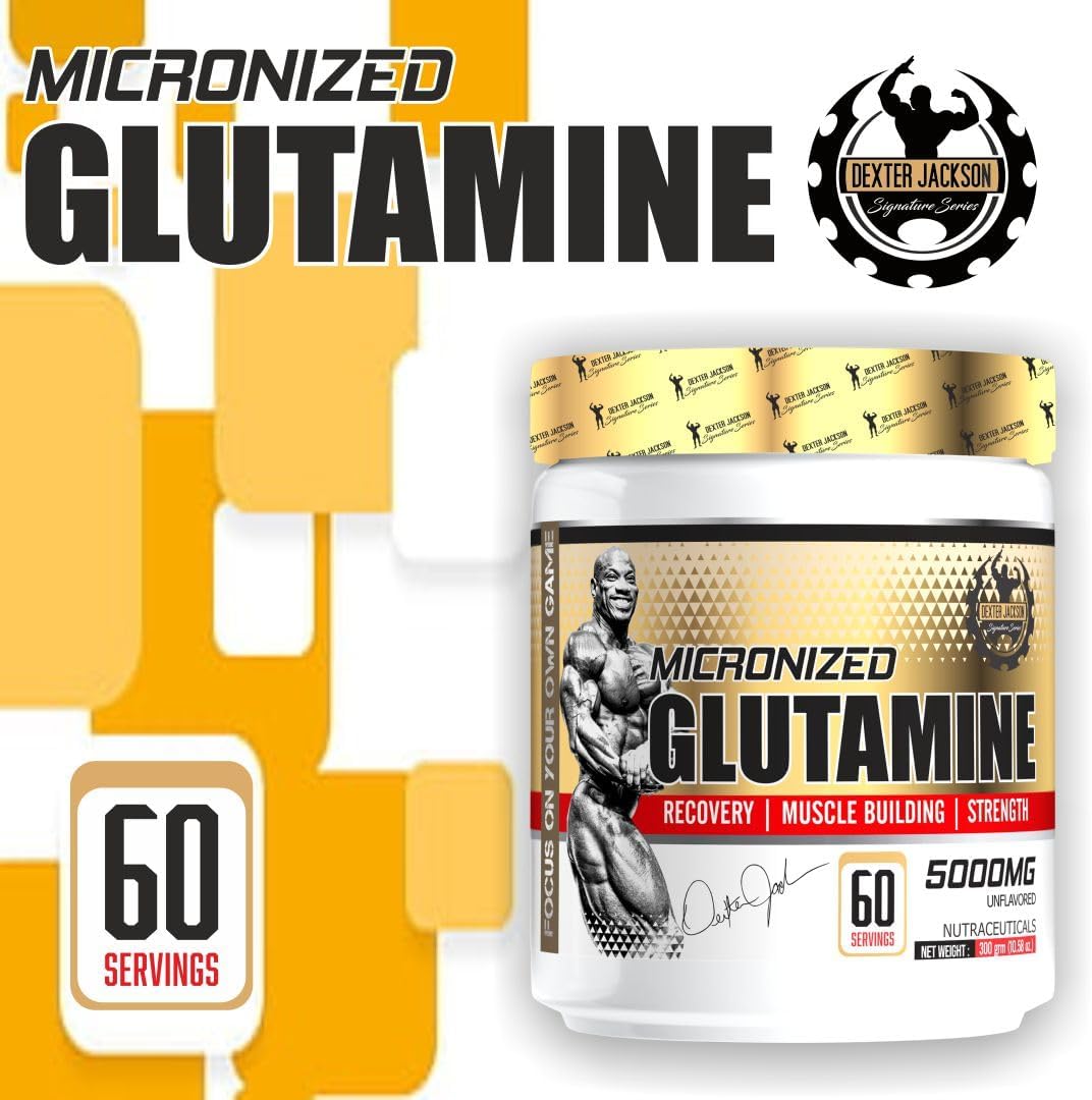 Dexter Jackson Gold Series Micronized Glutamine - 60 Servings, 300g