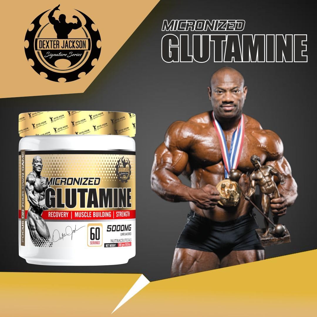 Dexter Jackson Gold Series Micronized Glutamine - 60 Servings, 300g