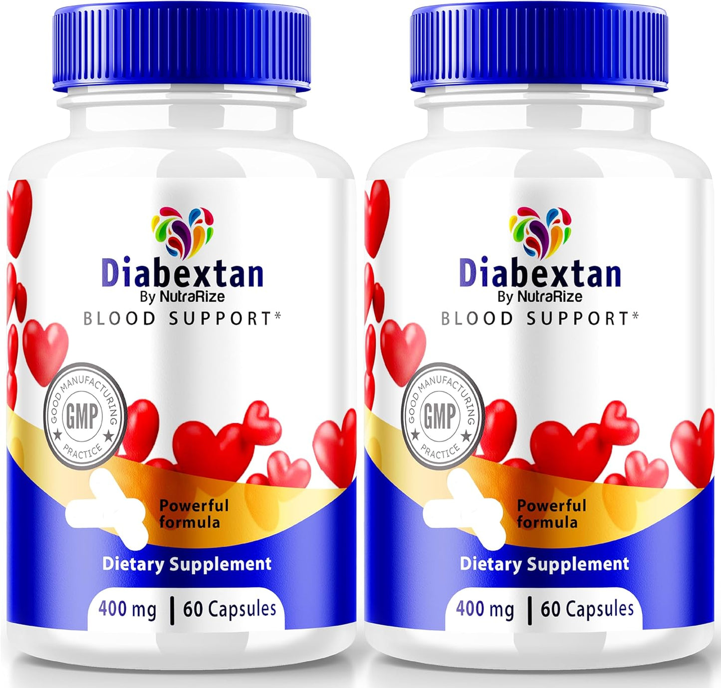 Diabextan Supplement 2-Pack - Natural Formula for Healthy Blood Sugar Levels, Supports Vascular Health, Vitamin Capsules for Overall Wellness - 120 Capsules