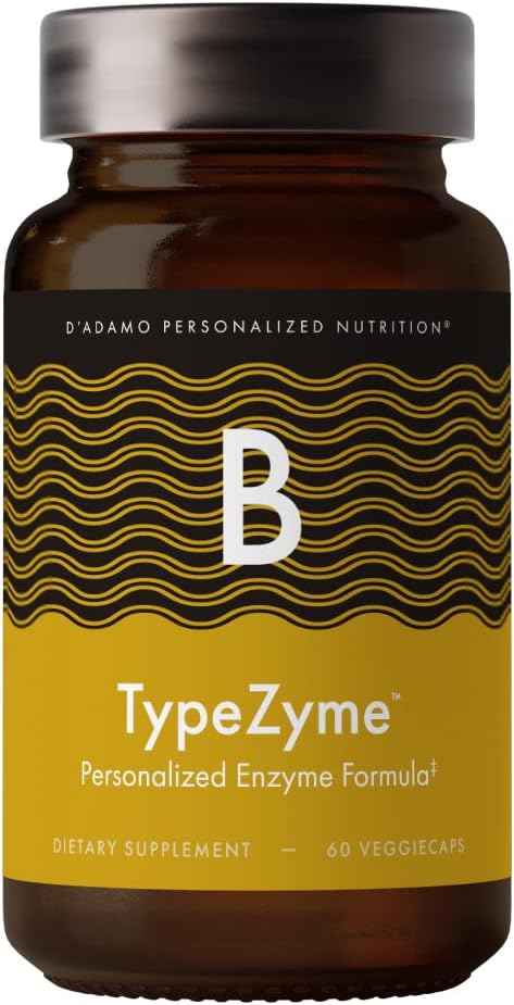 Digestive Enzyme for Blood Type B: D'Adamo Personalized Nutrition TypeZyme