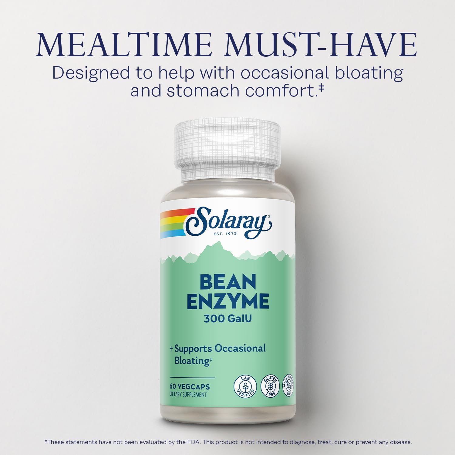 Digestive Enzymes Bundle for Digestion and Nutrient Absorption Support - Alpha Galactosidase, Papain, Ginger, Pepsin, Betaine HCl, Aloe Vera - 60/90ct