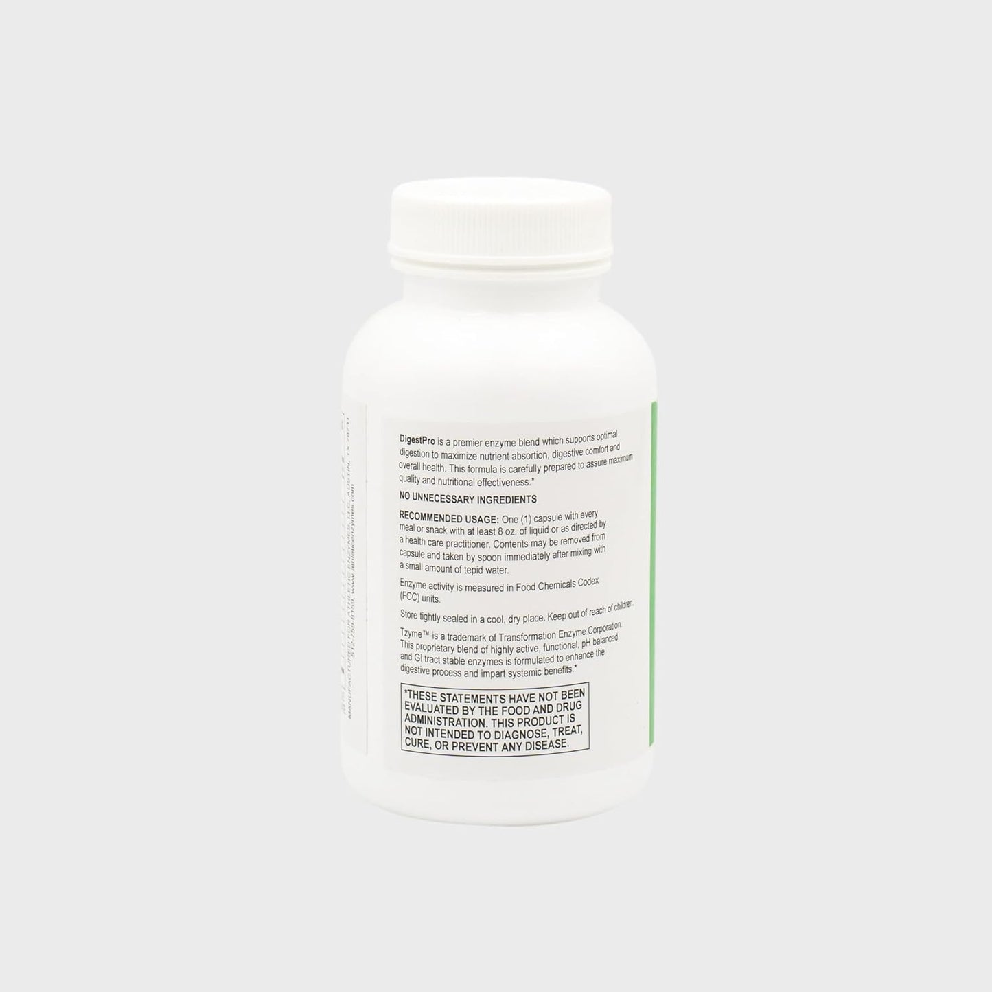 DigestPro Enzyme Supplement, Plant-Based, Supports Protein, Fat, and Carbohydrate Digestion.